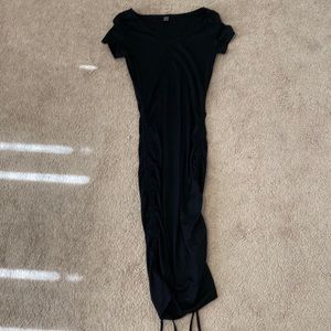 SHEIN, XS, black tight flexible dress.